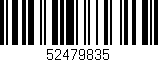 Código de barras (EAN, GTIN, SKU, ISBN): '52479835'