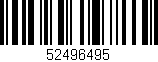 Código de barras (EAN, GTIN, SKU, ISBN): '52496495'