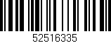 Código de barras (EAN, GTIN, SKU, ISBN): '52516335'