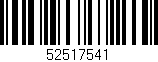 Código de barras (EAN, GTIN, SKU, ISBN): '52517541'