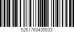 Código de barras (EAN, GTIN, SKU, ISBN): '5251783435533'