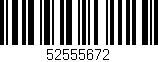 Código de barras (EAN, GTIN, SKU, ISBN): '52555672'