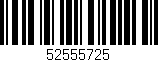 Código de barras (EAN, GTIN, SKU, ISBN): '52555725'