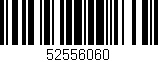 Código de barras (EAN, GTIN, SKU, ISBN): '52556060'