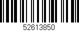 Código de barras (EAN, GTIN, SKU, ISBN): '52613850'