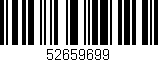 Código de barras (EAN, GTIN, SKU, ISBN): '52659699'