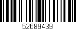 Código de barras (EAN, GTIN, SKU, ISBN): '52689439'