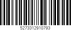 Código de barras (EAN, GTIN, SKU, ISBN): '5273312910793'