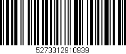 Código de barras (EAN, GTIN, SKU, ISBN): '5273312910939'