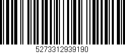 Código de barras (EAN, GTIN, SKU, ISBN): '5273312939190'