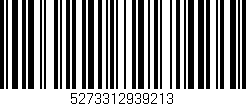 Código de barras (EAN, GTIN, SKU, ISBN): '5273312939213'
