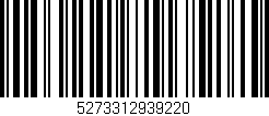 Código de barras (EAN, GTIN, SKU, ISBN): '5273312939220'