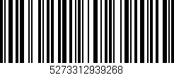 Código de barras (EAN, GTIN, SKU, ISBN): '5273312939268'