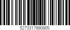 Código de barras (EAN, GTIN, SKU, ISBN): '5273317990905'