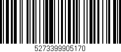 Código de barras (EAN, GTIN, SKU, ISBN): '5273399905170'