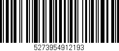Código de barras (EAN, GTIN, SKU, ISBN): '5273954912193'