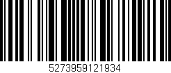 Código de barras (EAN, GTIN, SKU, ISBN): '5273959121934'