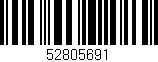Código de barras (EAN, GTIN, SKU, ISBN): '52805691'