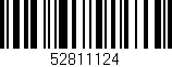 Código de barras (EAN, GTIN, SKU, ISBN): '52811124'