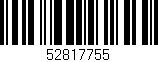 Código de barras (EAN, GTIN, SKU, ISBN): '52817755'