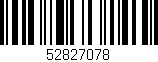 Código de barras (EAN, GTIN, SKU, ISBN): '52827078'
