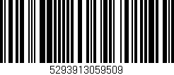 Código de barras (EAN, GTIN, SKU, ISBN): '5293913059509'
