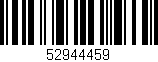 Código de barras (EAN, GTIN, SKU, ISBN): '52944459'