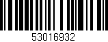 Código de barras (EAN, GTIN, SKU, ISBN): '53016932'