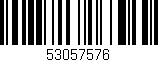 Código de barras (EAN, GTIN, SKU, ISBN): '53057576'