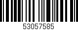 Código de barras (EAN, GTIN, SKU, ISBN): '53057585'