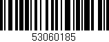 Código de barras (EAN, GTIN, SKU, ISBN): '53060185'