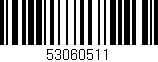 Código de barras (EAN, GTIN, SKU, ISBN): '53060511'