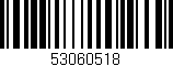 Código de barras (EAN, GTIN, SKU, ISBN): '53060518'