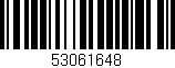 Código de barras (EAN, GTIN, SKU, ISBN): '53061648'