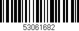Código de barras (EAN, GTIN, SKU, ISBN): '53061682'