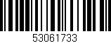 Código de barras (EAN, GTIN, SKU, ISBN): '53061733'