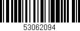 Código de barras (EAN, GTIN, SKU, ISBN): '53062094'