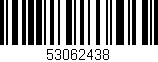 Código de barras (EAN, GTIN, SKU, ISBN): '53062438'