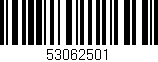 Código de barras (EAN, GTIN, SKU, ISBN): '53062501'