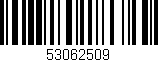 Código de barras (EAN, GTIN, SKU, ISBN): '53062509'