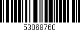 Código de barras (EAN, GTIN, SKU, ISBN): '53068760'