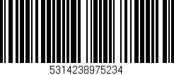 Código de barras (EAN, GTIN, SKU, ISBN): '5314238975234'