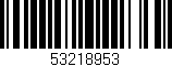 Código de barras (EAN, GTIN, SKU, ISBN): '53218953'
