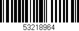 Código de barras (EAN, GTIN, SKU, ISBN): '53218964'