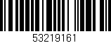 Código de barras (EAN, GTIN, SKU, ISBN): '53219161'