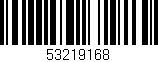 Código de barras (EAN, GTIN, SKU, ISBN): '53219168'