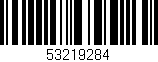 Código de barras (EAN, GTIN, SKU, ISBN): '53219284'