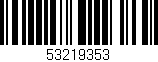 Código de barras (EAN, GTIN, SKU, ISBN): '53219353'