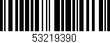 Código de barras (EAN, GTIN, SKU, ISBN): '53219390'
