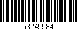 Código de barras (EAN, GTIN, SKU, ISBN): '53245584'